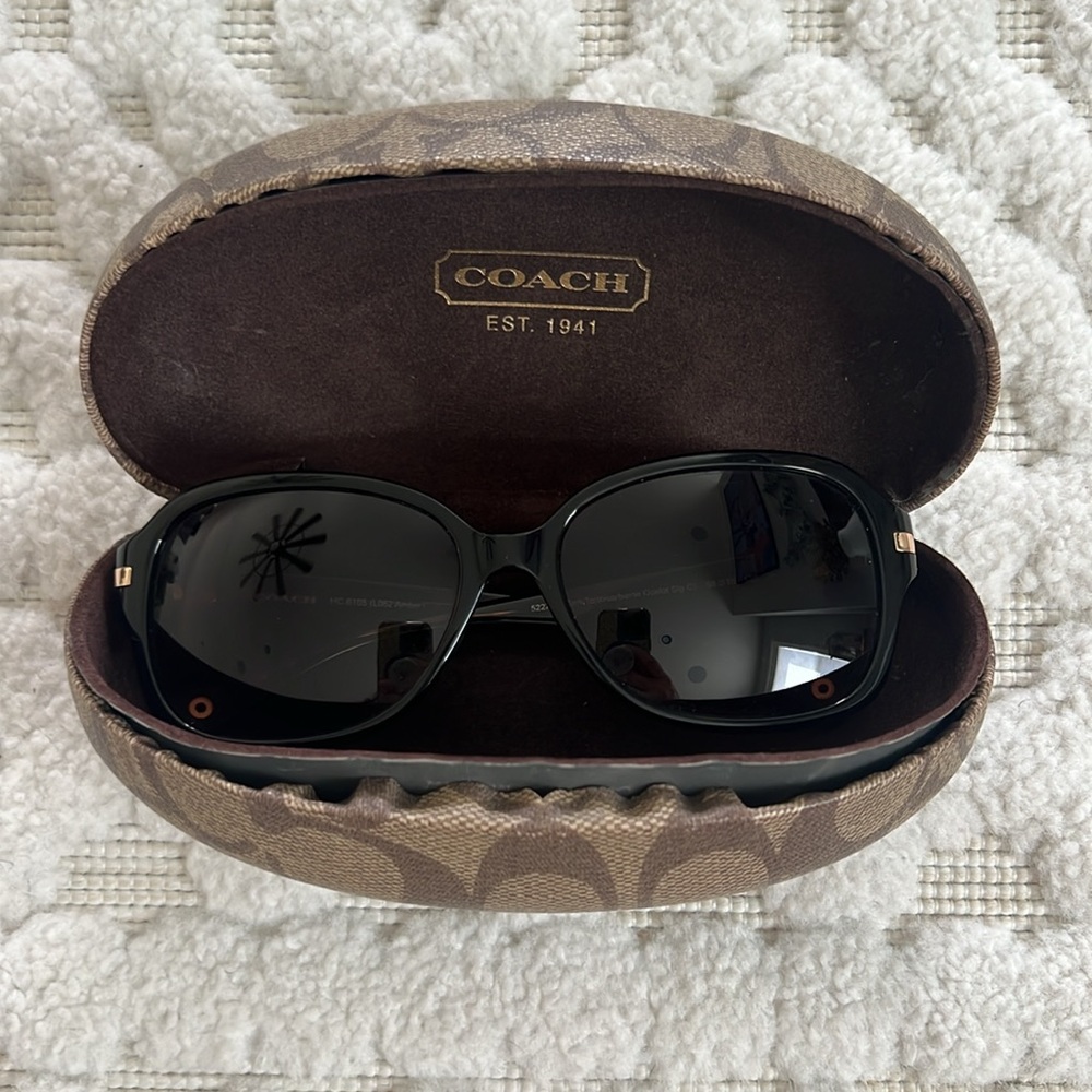 Coach HC8105 Brown / Tortoise Sunglasses ~ CALLOUT - Picture 11 of 11